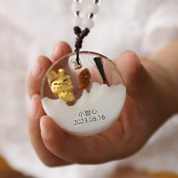 Baby umbilical cord fetal hair souvenir diy production material car pendant newborn baby pendant milk tooth collection Baby umbilical cord fetal hair souvenir diy production material car pendant newborn baby pendant milk tooth collection