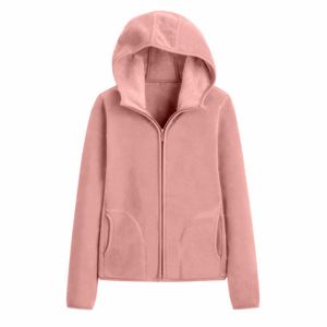 Autumn and winter velvet jacket female hooded shirt soft double -sided velvet shirt keeps warm and thick zipper grip jackets Autumn and winter velvet jacket female hooded shirt soft double -sided velvet shirt keeps warm and thick zipper grip jackets