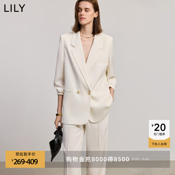 LILY2025 new style containing acetate, old Qian style loose casual and versatile professional commuter long-sleeved suit jacket for women
LILY2025 new style containing acetate, old Qian style loose casual and versatile professional commuter long-sleeved suit jacket for women