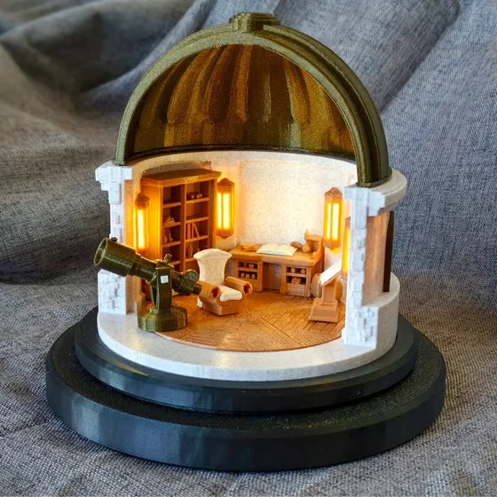 OB11 Observatory Blind Box Background 12-point Doll House Semi-finished Full Set of Furniture Decorative Material Packages Can Glow OB11 Observatory Blind Box Background 12-point Doll House Semi-finished Full Set of Furniture Decorative Material Packages Can Glow