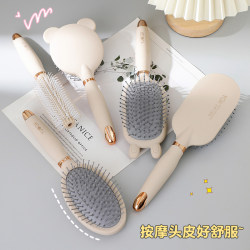 Air Cushion Comb for Scalp Massage, Specifically for Women with Long Hair, High Aesthetic Value, Portable, Anti-Static, Fluffy Air Cushion Brush, Curling Brush Air Cushion Comb for Scalp Massage, Specifically for Women with Long Hair, High Aesthetic Value, Portable, Anti-Static, Fluffy Air Cushion Brush, Curling Brush