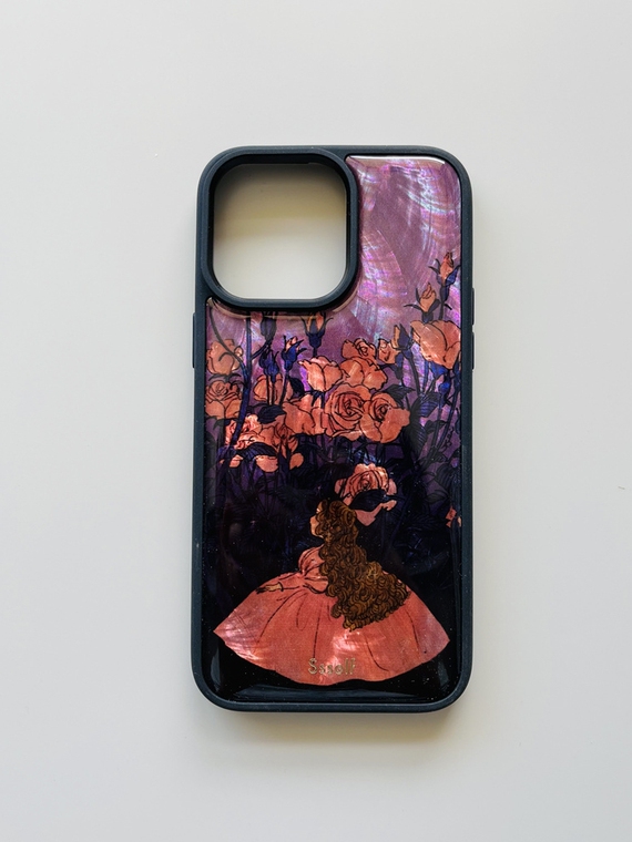 Ssself For Girls Natural Japanese Style Literary Retro High Quality Premium 15, 14, 13, 12, 11 iPhone Case