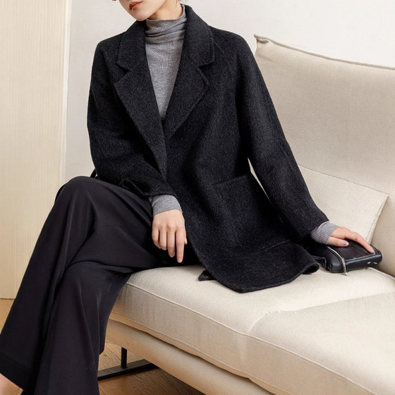 2025 autumn and winter new double-sided wool coat for women's temperament medium-length lace-up pure handmade high-end wool coat
2025 autumn and winter new double-sided wool coat for women's temperament medium-length lace-up pure handmade high-end wool coat