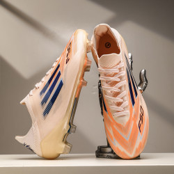 Messi F50 Football Shoes Adult Ag Long Spikes for Men and Women Students Breathable Broken Spike Tf Grass Non-Slip Competition Training Shoes Messi F50 Football Shoes Adult Ag Long Spikes for Men and Women Students Breathable Broken Spike Tf Grass Non-Slip Competition Training Shoes