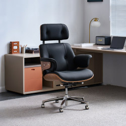 Genuine Leather Executive Chair, Home Ergonomic Computer Chair, Comfortable for Long Sitting, Office Chair, Modern Study Room Executive Chair Genuine Leather Executive Chair, Home Ergonomic Computer Chair, Comfortable for Long Sitting, Office Chair, Modern Study Room Executive Chair