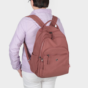 New casual women's backpack soft nylon Oxford cloth women's bag multi-layer pocket large capacity travel backpack 
New casual women's backpack soft nylon Oxford cloth women's bag multi-layer pocket large capacity travel backpack