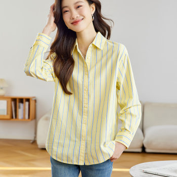 100% pure cotton striped shirt for women long sleeves 
100% pure cotton striped shirt for women long sleeves