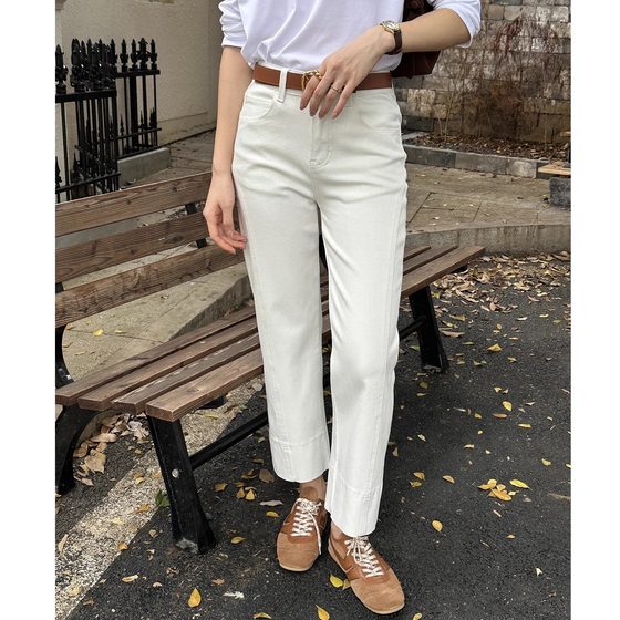 Secret box Modern Street Fighter Side seam forward to make you look thinner chopsticks legs Chl*e grandma pants nine-point straight jeans
Secret box Modern Street Fighter Side seam forward to make you look thinner chopsticks legs Chl*e grandma pants nine-point straight jeans