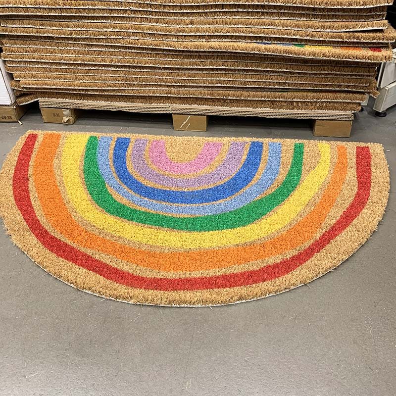 Zerbino Interno Pillemark Ikea - Arcobaleno - Tappetino In Cocco 50x90 Cm