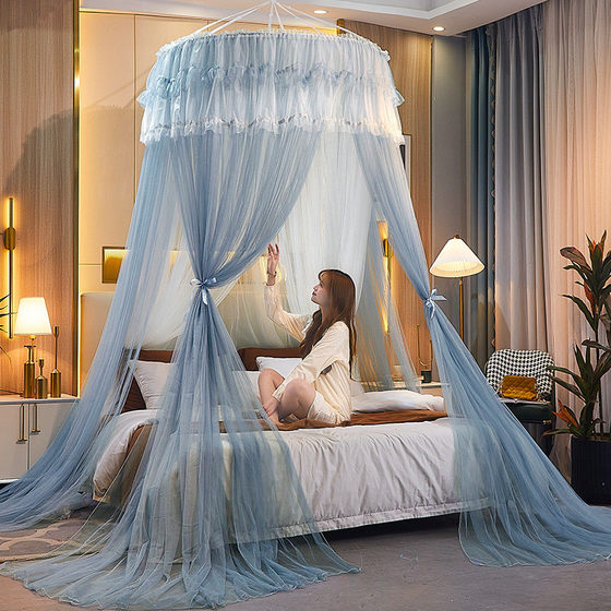 Floor-standing mosquito net without installation ceiling household double layer 2.0m dome bed curtain female 1.2m1.5m1.8 bed princess style
Floor-standing mosquito net without installation ceiling household double layer 2.0m dome bed curtain female 1.2m1.5m1.8 bed princess style
