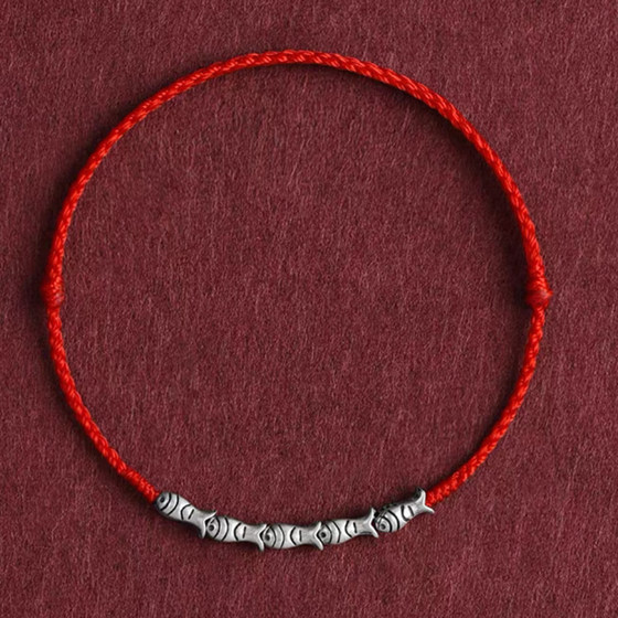 Lucky Koi Red Rope Bracelet for Women's Sterling Silver Fortune Beads for Year of Nation Hand-woven Extreme Thin Bracelet Ankle for Men Gift
Lucky Koi Red Rope Bracelet for Women's Sterling Silver Fortune Beads for Year of Nation Hand-woven Extreme Thin Bracelet Ankle for Men Gift