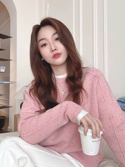 MANMANS Oreo dot yarn 100 wool French raglan sleeves slim round neck pullover sweater thick women
MANMANS Oreo dot yarn 100 wool French raglan sleeves slim round neck pullover sweater thick women