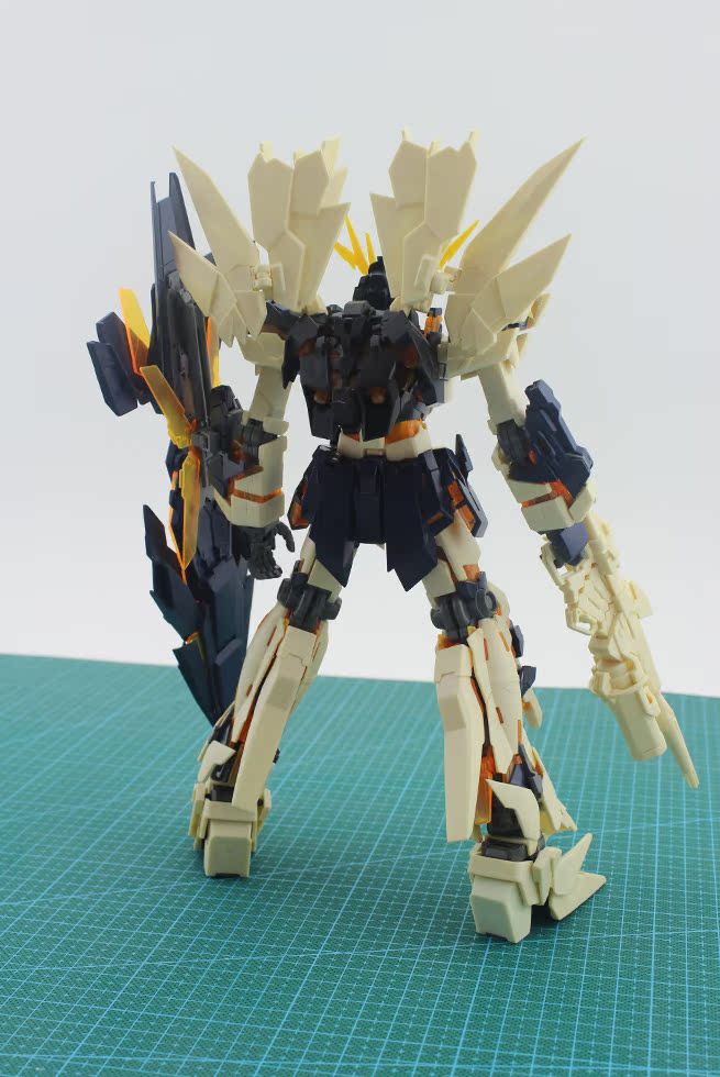 gk 高达改件 mg banshee 黑独角兽 报丧女妖 1/100 命运女神