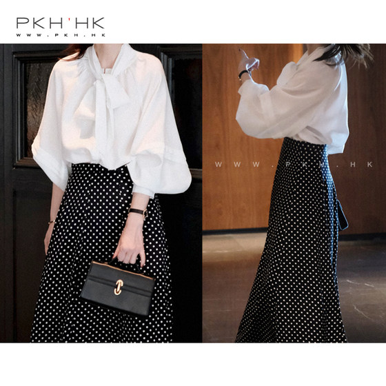 PKH.HK special spring and summer new private server heavy and fashionable gentle removable shape tie black and white pearlescent light mature shirt
PKH.HK special spring and summer new private server heavy and fashionable gentle removable shape tie black and white pearlescent light mature shirt