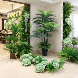 Simulated Green Plant, High-End Light Luxury Living Room Areca Palm Floor-Standing Flower Pot Plant, Indoor Decorative Ornament, Artificial Plant Areca Palm Tree Simulated Green Plant, High-End Light Luxury Living Room Areca Palm Floor-Standing Flower Pot Plant, Indoor Decorative Ornament, Artificial Plant Areca Palm Tree
