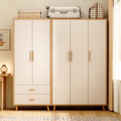 Wardrobe for Home Bedroom 2025 New Popular Model, Finished Product with Solid Wood Legs, Simple Closet for Small Apartments, Storage Cabinet Wardrobe for Home Bedroom 2025 New Popular Model, Finished Product with Solid Wood Legs, Simple Closet for Small Apartments, Storage Cabinet