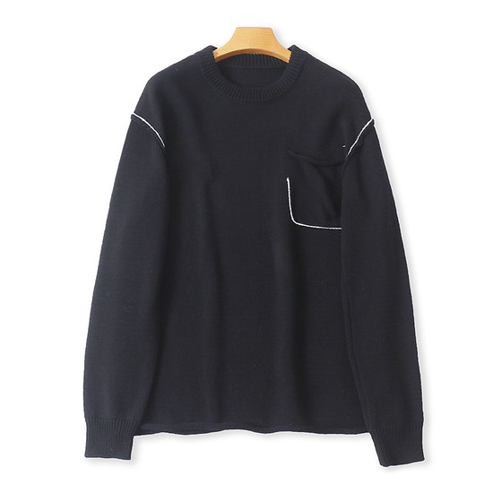 Foreign trade stand-up collar knitted sweater, autumn and winter new style pullover pockets for men and women loose casual long-sleeved top 22141
Foreign trade stand-up collar knitted sweater, autumn and winter new style pullover pockets for men and women loose casual long-sleeved top 22141