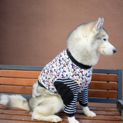 Big dog cartoon elbow guard half-body clothes home clothes Husky golden reed Labrador Alaska ancient herds dog clothes Big dog cartoon elbow guard half-body clothes home clothes Husky golden reed Labrador Alaska ancient herds dog clothes