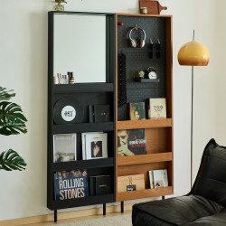 Small Solid Wood Storage Rack, Antique Boxwood Combination Bookcase, Thin Bookshelf, Living Room Home Display Rack, Magazine Rack Small Solid Wood Storage Rack, Antique Boxwood Combination Bookcase, Thin Bookshelf, Living Room Home Display Rack, Magazine Rack