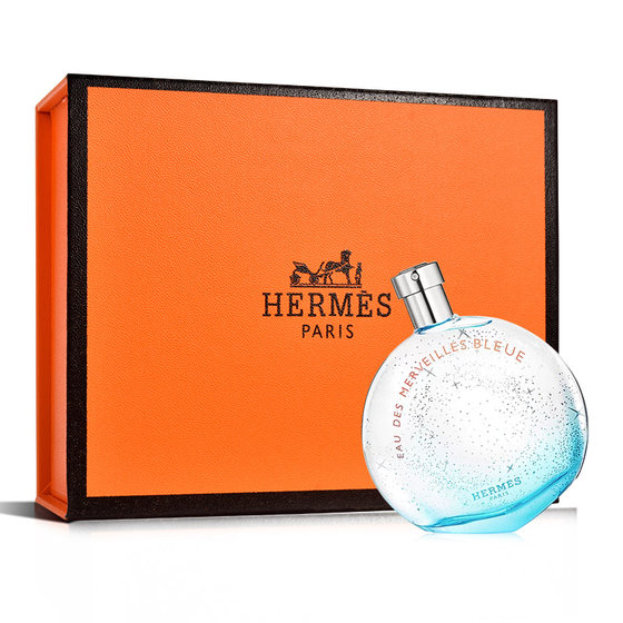 HERMES Hermes Blue Orange Color Blue Ms. Lady Peridum EDT French Valentine's Day Gift HERMES Hermes Blue Orange Color Blue Ms. Lady Peridum EDT French Valentine's Day Gift