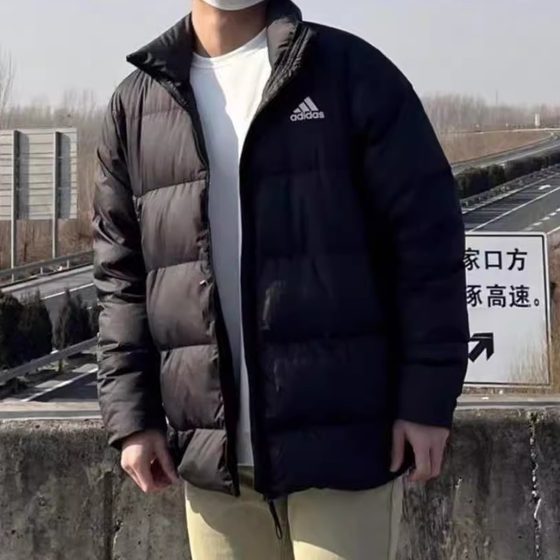 Adidas authentic men's winter outdoor windproof warm standing collar down jacket GV5350
Adidas authentic men's winter outdoor windproof warm standing collar down jacket GV5350