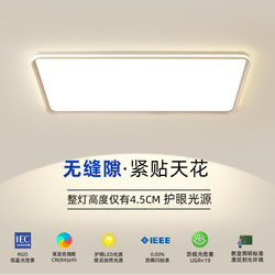 Seamless Full-Spectrum Eye-Protecting Living Room Main Light, Modern, Simple, Elegant, Minimalist, Ultra-Thin Ceiling Light, Zhongshan Lighting Fixtures Seamless Full-Spectrum Eye-Protecting Living Room Main Light, Modern, Simple, Elegant, Minimalist, Ultra-Thin Ceiling Light, Zhongshan Lighting Fixtures