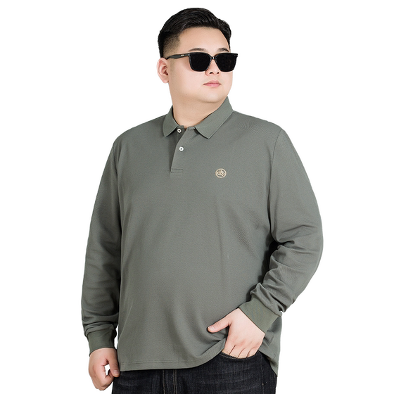 Mercerized cotton long-sleeved T-shirt men's lapel large size loose sports top autumn style fat plus large polo shirt
Mercerized cotton long-sleeved T-shirt men's lapel large size loose sports top autumn style fat plus large polo shirt