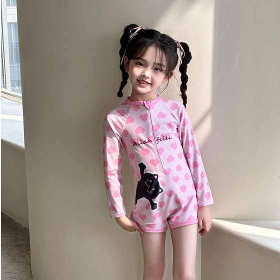 Ailanfeili children's swimsuit girls long-sleeved one-piece swimming medium big children cartoon quick-drying sun protection girl swimsuit
Ailanfeili children's swimsuit girls long-sleeved one-piece swimming medium big children cartoon quick-drying sun protection girl swimsuit