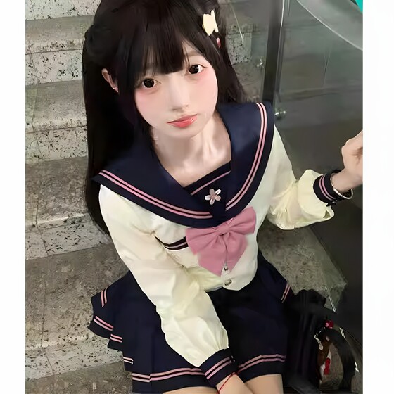 Ono Naka original jk uniform set sailor suit genuine Japanese college style summer basic student middle suit
Ono Naka original jk uniform set sailor suit genuine Japanese college style summer basic student middle suit