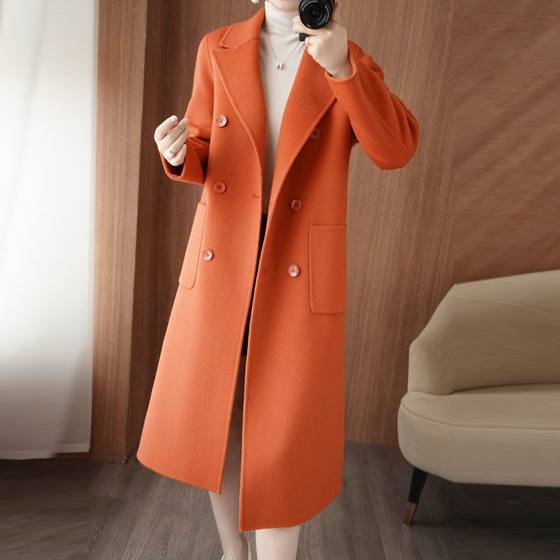 Orange woolen woolen outer set female 2024 new autumn and winter clothes Korean small people high -level high -level mid -length woolen coat
Orange woolen woolen outer set female 2024 new autumn and winter clothes Korean small people high -level high -level mid -length woolen coat