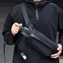 Men's Crossbody Bag, Waterproof, Fashionable, Trendy Chest Bag, Motorcycle Riding Backpack, Sports Waist Bag, Men's Single Shoulder Small Shoulder Bag Men's Crossbody Bag, Waterproof, Fashionable, Trendy Chest Bag, Motorcycle Riding Backpack, Sports Waist Bag, Men's Single Shoulder Small Shoulder Bag