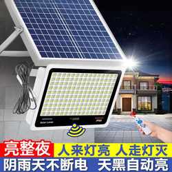 New Waterproof Outdoor Rural Courtyard Solar Light Split-Type One-To-Two Light Automatic Radar Human Body Sensor Light New Waterproof Outdoor Rural Courtyard Solar Light Split-Type One-To-Two Light Automatic Radar Human Body Sensor Light