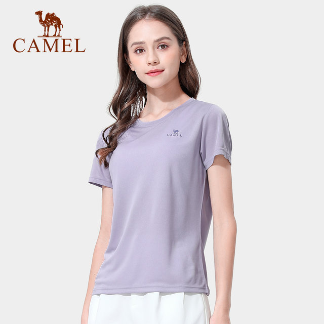 Camel Outdoor Sports Quick Drying T Shirt For Men And Women Spring