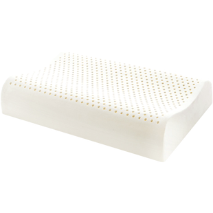 沃荷泰国天然乳胶枕头硅胶橡胶枕头单人助睡眠防螨虫枕头带枕套