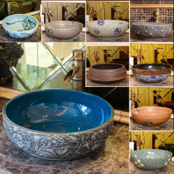 Countertop Washbasin Bathroom Washbasin Art Basin Bathroom Antique Washbasin Round Countertop Basin Countertop Washbasin Bathroom Washbasin Art Basin Bathroom Antique Washbasin Round Countertop Basin