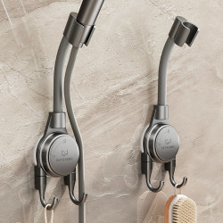 Suction Cup Shower Head Holder, Adjustable and Movable Shower Head Base for Children, Bathroom Home Use, No Drilling Required Suction Cup Shower Head Holder, Adjustable and Movable Shower Head Base for Children, Bathroom Home Use, No Drilling Required