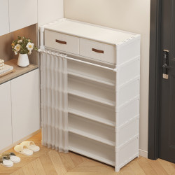 Dustproof! Large-capacity shoe rack with drawer Dustproof! Large-capacity shoe rack with drawer