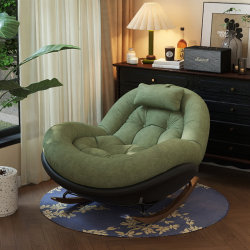 Retro Rocking Chair Adult Recliner For Home Balcony Casual Single Living Room 2025 New arrival Bean Bag Rocking Chair Sofa Chair Retro Rocking Chair Adult Recliner For Home Balcony Casual Single Living Room 2025 New arrival Bean Bag Rocking Chair Sofa Chair