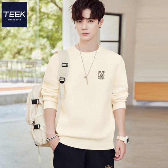 TEEK autumn men's sweater spring and autumn warm apricot style handsome inner sweater Hong Kong style trendy thread shirt
TEEK autumn men's sweater spring and autumn warm apricot style handsome inner sweater Hong Kong style trendy thread shirt