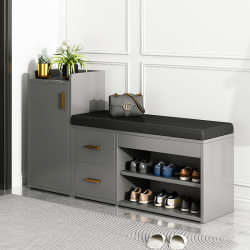 Shoe changing stool household door light luxury cabinet can be seated and entered Shoe changing stool household door light luxury cabinet can be seated and entered