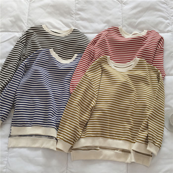Large -size conventional round collar sweater casual wind
 Large -size conventional round collar sweater casual wind