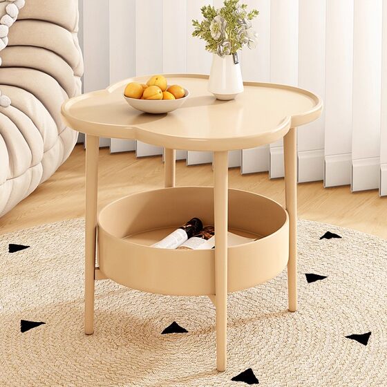 Creative four-leaf crust sofa side several modern simple small coffee table cream style small table living room storage cabinet
Creative four-leaf crust sofa side several modern simple small coffee table cream style small table living room storage cabinet