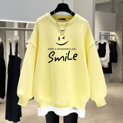 Mid-length pullover sweatshirt SMZY/Shangmeijism Mid-length pullover sweatshirt SMZY/Shangmeijism