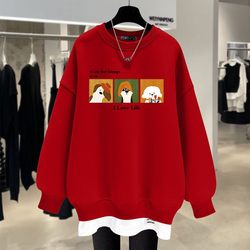 Mid-length round neck sweatshirt SMZY/Shangmeijism Mid-length round neck sweatshirt SMZY/Shangmeijism
