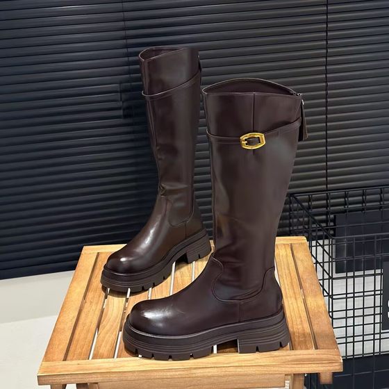 0233 Fashion boots commuting boots thick sole British fashion long tube high tube boots women's boots round toe women's shoes
0233 Fashion boots commuting boots thick sole British fashion long tube high tube boots women's boots round toe women's shoes