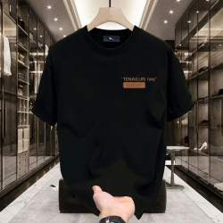 American-Style Trendy Letter Print Pure Cotton Short-Sleeve T-Shirt for Men, High-End Summer Cool and Loose Round-Neck Half-Sleeve Top American-Style Trendy Letter Print Pure Cotton Short-Sleeve T-Shirt for Men, High-End Summer Cool and Loose Round-Neck Half-Sleeve Top