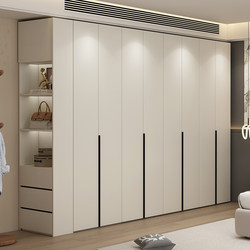 Cream-Colored Minimalist Eco-Friendly Wardrobe with a Single Door and a Combination of Osb Board Doors for the Bedroom Cream-Colored Minimalist Eco-Friendly Wardrobe with a Single Door and a Combination of Osb Board Doors for the Bedroom