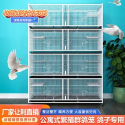 Pigeon Cage for Home Use, Breeding Cage for Ornamental Pigeons, Racing Pigeons, and Yuanbao Pigeons, with Enlarged Space, Reinforced to Prevent Weasels, Display Cage Pigeon Cage for Home Use, Breeding Cage for Ornamental Pigeons, Racing Pigeons, and Yuanbao Pigeons, with Enlarged Space, Reinforced to Prevent Weasels, Display Cage