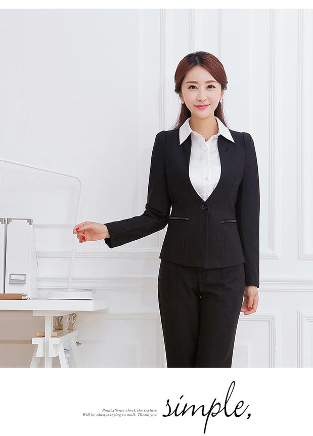 秋装职业装女装套裙西装套装正装面试装ol气质时尚女士工作服长袖
