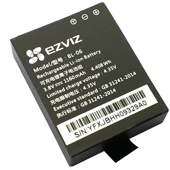 ezviz fluorite S65321C sports camera accessories lithium battery BL-06 genuine 3C seat charging free shipping
ezviz fluorite S65321C sports camera accessories lithium battery BL-06 genuine 3C seat charging free shipping